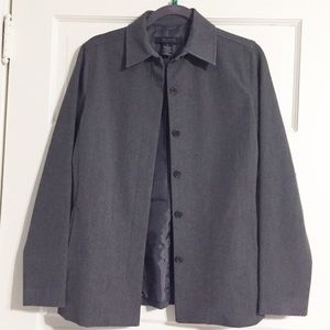 The Limited Stretch Classic Gray Button-Up Jacket